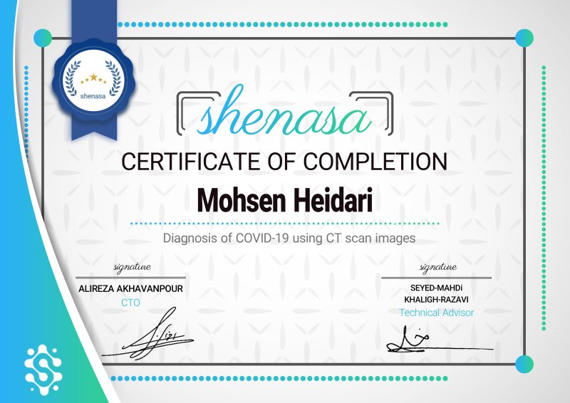 تشخیص کووید-19 با استفاده از تصاویر CT-scan (توسعه)
